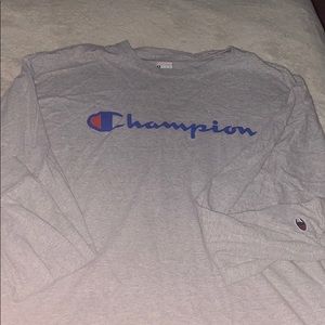 champion long sleeved t-shirt
